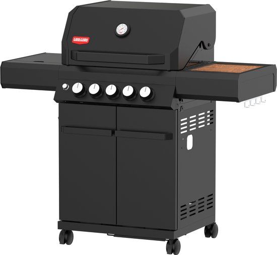 Grill Guru Burner 3 - Gasbarbecue - Zwart