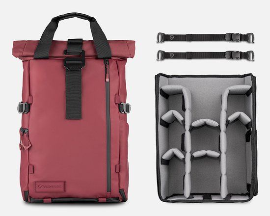 WANDRD PRVKE V4 Rugzak Bordeaux rood