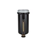 RIEGLER MS 45 FS metalen container met kijkbuis, incl. O-ring, met halfautomatische afvoer, 1 stuk