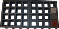 Merkloos Gardenlux Kunststof waterpasserende eco grates 40x80x6 cm prijs per m2