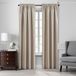 Elrene Home Fashions Colette Faux-Silk verduisteringsgordijn, 132 x 241 cm (1 paneel), taupe