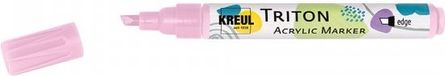 Kreul 17847 Triton Acryl Marker Edge, lichtroze, beitelvormige punt