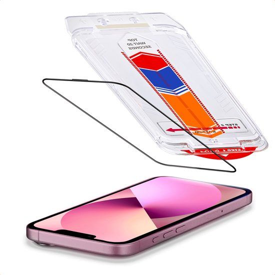 Accezz Screen Protector - Gehard Glas Screenprotector + Applicator - 2-pack voor Apple iPhone 17e / 16e / 15 / 14 / 13 / 13 Pro