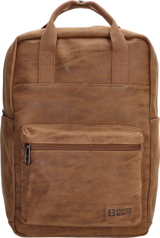 Enrico Benetti Rotterdam Laptop Rugzak 13 inch - Camel