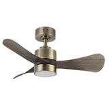 Levitantes Ventilator DC 18 W, 1900 lm, 3 vleugels, 91 dB, 3000-4000 - 6500 K, met afstandsbediening, geheugen en timer voor verfrissing en ruimteverfrissing.