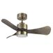 Levitantes Ventilator DC 18 W, 1900 lm, 3 vleugels, 91 dB, 3000-4000 - 6500 K, met afstandsbediening, geheugen en timer voor verfrissing en ruimteverfrissing.