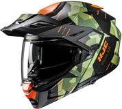 HJC i80 Roki Adventure Motorhelm Zwart Groen Oranje