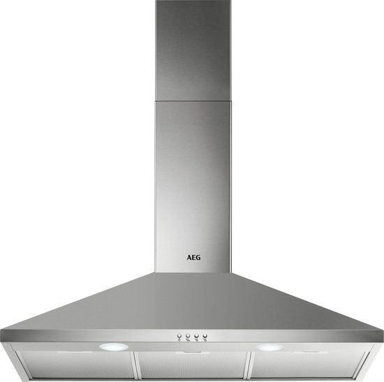 AEG DKE5950M 90 cm Schouwafzuigkap - Zilver