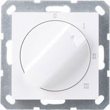 Q-Link S-Line schakelaar - inbouw - 3 standen - met nul - polarwit