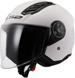 LS2 OF616 Airflow II Solid Gloss Wit 06 Jethelm - Helm