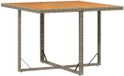 vidaXL Ronde Tuinstafel Hout Grijs