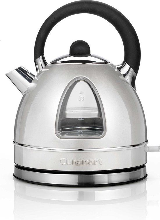 Cuisinart Traditional Kettle Fluitketel CTK17SE - 1.7 Liter - Frosted Pearl - Zilver