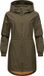 Ragwear Dames korte jas Bronja II Olijf 5XL