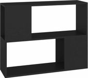 vidaXL Tv-meubel - 80x24x63 cm - Bewerkt hout - Zwart