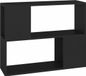 vidaXL Tv-meubel - 80x24x63 cm - Bewerkt hout - Zwart