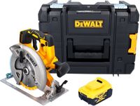 DeWalt DCS 570 NT accu-handcirkelzaag 18 V 184 mm borstelloos + 1x accu 5,0 Ah + TSTAK - zonder oplader