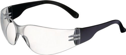 Promat Veiligheidsbril | Daylight Basic | EN 166 | beugel zwart, ring helder | polycarbonaat