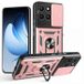 Honor Coque Hybride à Anneau Rotatif avec Protection pour Appareil Photo - Rose Doré