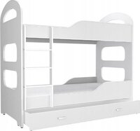 Viking Choice Kinder Stapelbed Wit - 190 x 80 cm - Met Bedlade & Uitvalbeveiliging