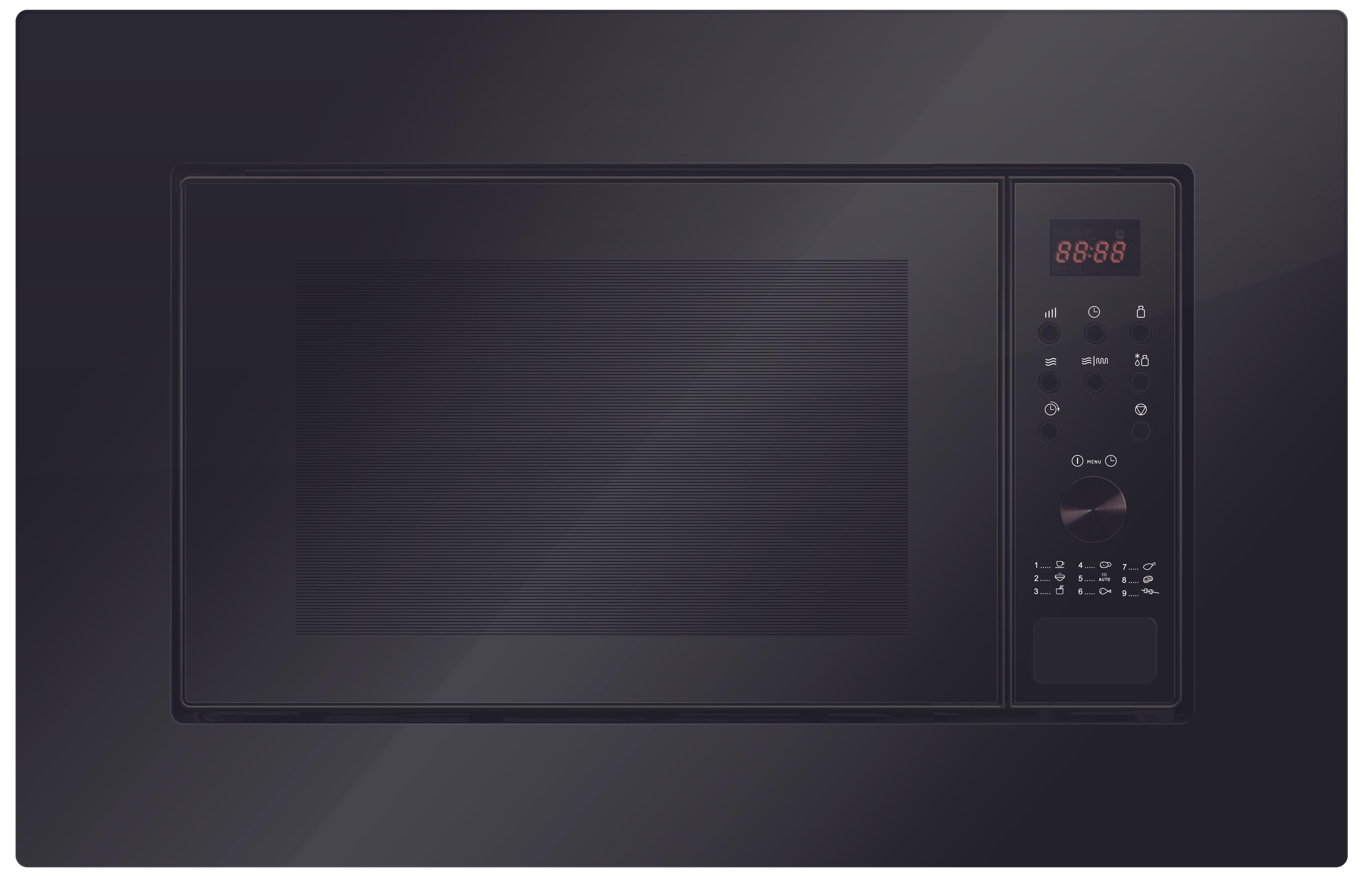 Amica EMW 13170 S - Inbouw - Magnetron met Grill - 20L - 700W - Zwart