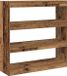 vidaXL Boekenkast - 3-laags - 100 x 30 x 103 cm - Bewerkt hout - Oud hout