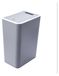 Poubelle ménagère avec couvercle, 12L/15L