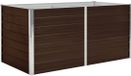 vidaXL Plantenbak verhoogd 160x80x77 cm gegalvaniseerd staal bruin