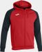 Joma Academy IV Jas Met Kap Heren - Rood / Zwart | Maat: M