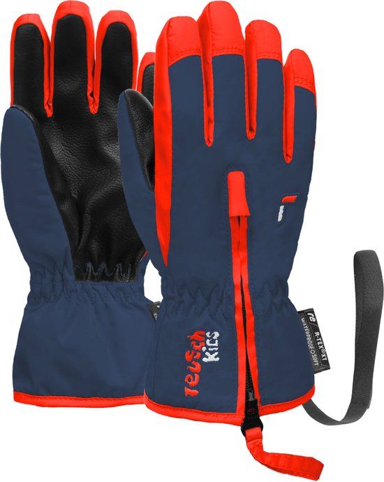 Reusch Ben Kinder Wintersporthandschoenen - Rood/Blauw - Maat 4