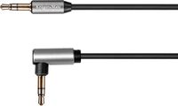 Krüger&Matz Kruger&Matz Basic Serie Audio Kabel - 3,5 mm Jack - 1 meter - Zwart