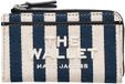GUESS Top Zip Multi Wallet Imitatieleer Light Sage Gestreept Vrouwen