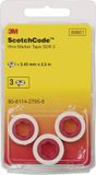 3M Scotchcode kabelmarkeerder-navulrollen 80-6114-2796-6 Wit, Geel
