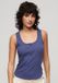 Superdry Athletic Essentials hemdtopje met knopen Dames Mariner Navy