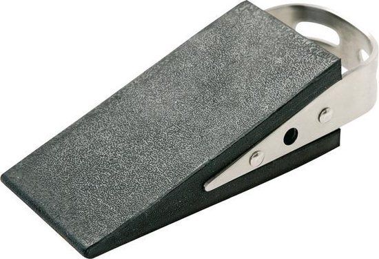 Alco Deurstopper Wigvorm Zwart Rubber - 160 gram