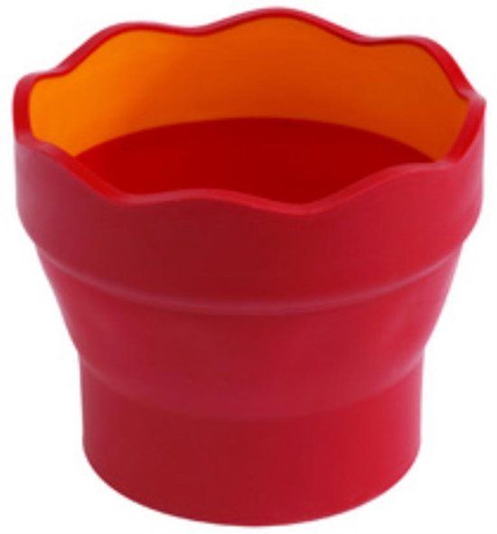 Faber-Castell watercup - Clic & Go - roze / oranje - FC-181517
