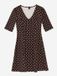 Vero Moda Jurk VMSMILLA Korte jurk L Polyester Chocolate Torte 2 Vrouwen