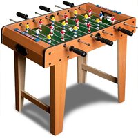 Spielwerk Deuba Voetbaltafel voor Kinderen - 69x62x37 cm - Incl. Ballen - Bruin