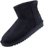 Dockers by Gerli dames enkellaars blauw gevoerd