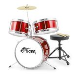 TIGER JDS7-RD 3-delige drumset - rood