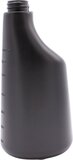 Fles 600 ml polyethyleen zwart