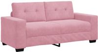 vidaXL Loveseat Bank Roze Fluweel 180x77x82 cm