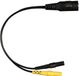Dungeon Lab M2.5 Dual-Pole Elektrode Splitter Zwart/Geel Koper
