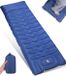 Unyqoos® Matelas de couchage autogonflant confortable et épais pour aventures en plein air avec pompe à pied