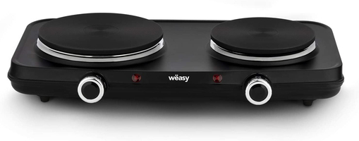 Weasy Wëasy PLW225 - 47cm Electric Cooktop - 2 Zones - Black