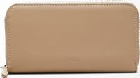 s.Oliver Zip Around Wallet Brown beige