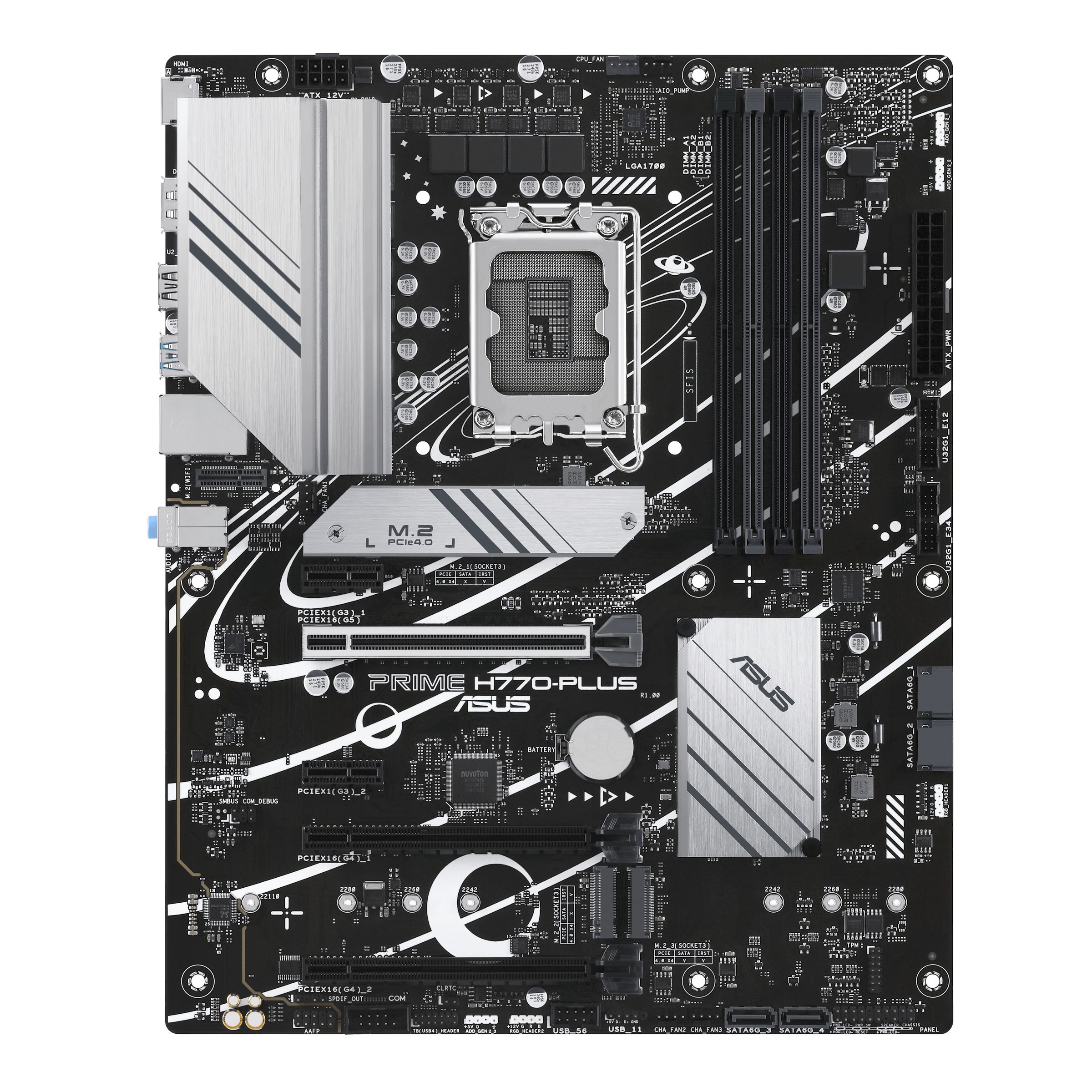 ASUS PRIME H770-PLUS Motherboard - Intel LGA 1700 - DDR5 ATX