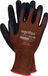 Ogrifox OX-MELAT Latex Handschoenen, Beschermende Handschoenen, Rubber Handschoenen Beschermende Handschoenen, Oranje-Zwart, 9 Maat, 240 Paar