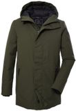 G.I.G.A. Killtec Lange waterdichte jas GW 4 Heren Parka Donkere Olijf 3XL