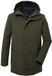 G.I.G.A. Killtec Lange waterdichte jas GW 4 Heren Parka Donkere Olijf 3XL