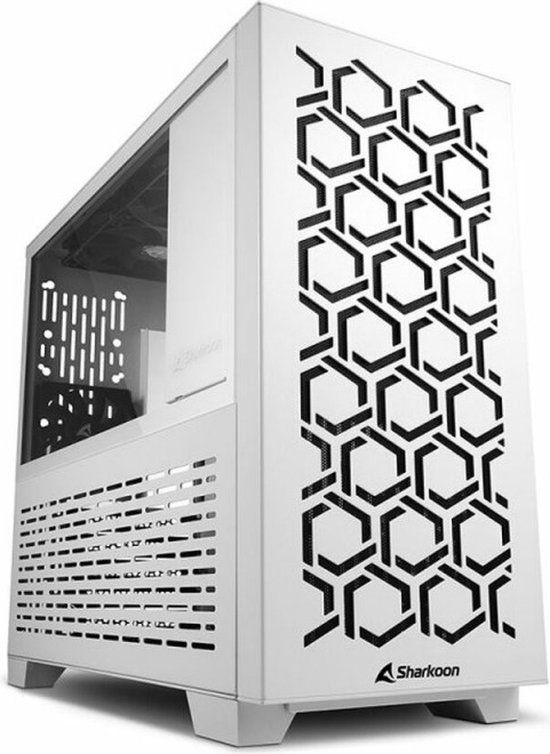 Sharkoon MS-Y1000 Micro Tower PC Case - White